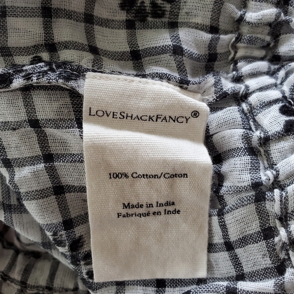 New LOVESHACKFANCY Susanne Printed Cottagecore Prairiecore Blouse/Top NWT Small - Picture 13 of 16